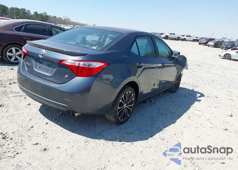 2016 Toyota Corolla S Plus из США, поврежденный, VIN 2T1BURHE1GC587911